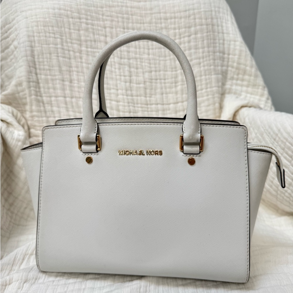MICHAEL KORS SELMA WHITE MEDIUM